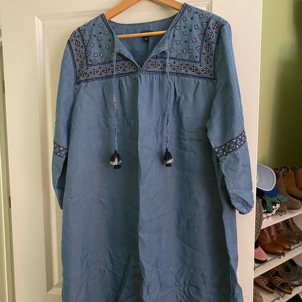 Denim tencel dress